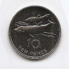 Sf. Helena &amp; Ascension 10 Pence 2003 - Elizabeth II, 24.5 mm KM-23 UNC !!!, Africa, Cupru-Nichel