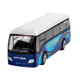 Masinuta Autobuz oras, 1:64, Metal, Albastru, ATU-089205, Plastic, Oem