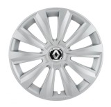 Cumpara ieftin Set 4 Capace Roti, potrivite jantelor de R15, pentru Renault, model delta cromat, Autohelix MSA