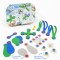 Clixo&reg; joc magnetic de construit - Arta pe geam (24 piese)