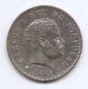 Portugalia 500 Reis 1891 - Carol I, Argint 12.5g/917, 30,59 mm, KM-535, Europa