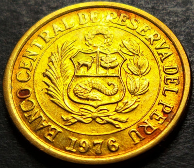 Moneda exotica 1/2 SOL DE ORO - PERU, anul 1976 * Cod 5057 foto