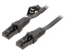 Cablu Patch UTP Cat6 PVC Negru 15m, Vention