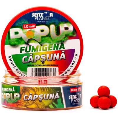 Pop Up Fumigena Senzor Planet, Capsuna, 10mm, 25g foto