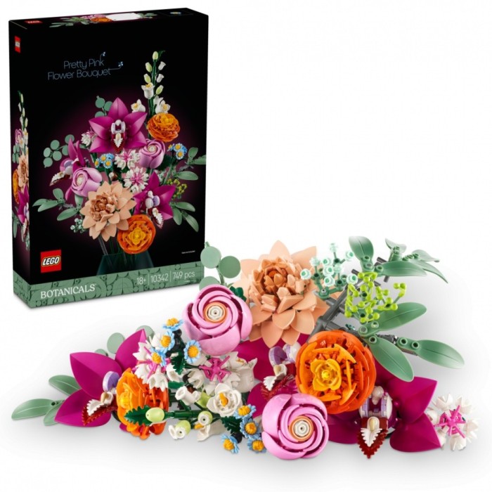 BUCHET DE FLORI ROZ, LEGO 10342