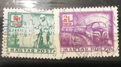 (STR3) Timbre serii Straine Ungaria uzuale foto