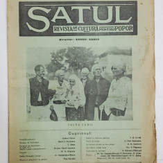 SATUL , REVISTA DE CULTURA PENTRU POPOR , ANUL VIII , NR. 87 , FEBRUARIE , 1938