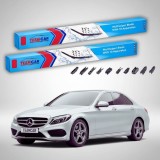 Cumpara ieftin Ștergătoare Mercedes-Benz Clasa C W205 2013-2014 | Set Față Flat &ndash; TeamCar&reg;