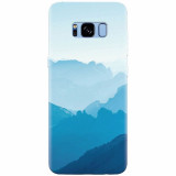 Husa silicon pentru Samsung S8 Plus, Blue Mountain Crests