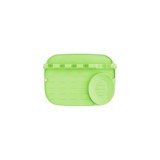 Suport anti picurare pentru ustensile de bucatarie, 25 x 19 x 3 cm, silicon, verde
