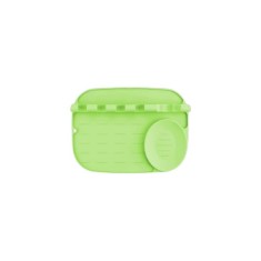 Suport anti picurare pentru ustensile de bucatarie, 25 x 19 x 3 cm, silicon, verde