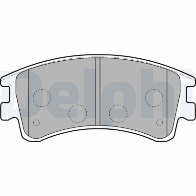 DELPHI LP1799 set placute frana,frana disc foto