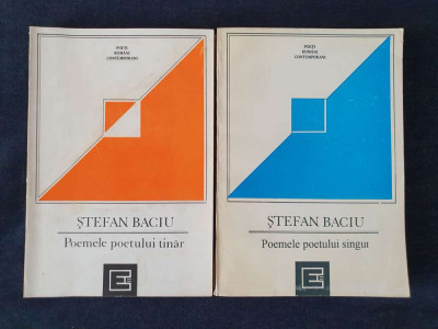 Stefan Baciu &amp;ndash; Poemele poetului tanar. Poemele poetului singur (2 vol.) foto