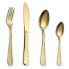Set Tacamuri Inox Grunberg Auriu, 24 Piese - Linguri, Furculite, Cutite, Lingurite