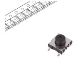 Micro&icirc;ntrerupător TACT SPST-NO - IP67, 0,05A/42VDC, SMT