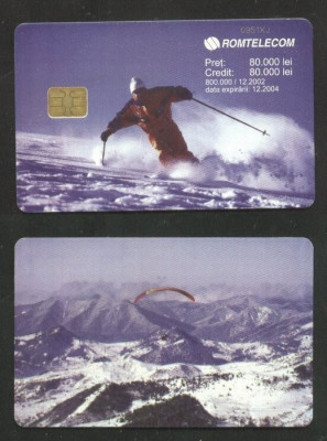 Romania 2002 Telephone card Winter Sports Rom 171 CT.094 foto