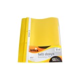 Dosar A4 plastic sina si perforatii verde 50 buc/set Umix Dosar A4 plastic sina si perforatii galben 50 buc/set Umix