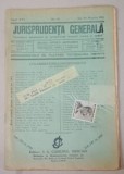 JURISPRUDENTA GENERALA , PUBLICATIUNE SAPTAMANALA DE JURISPRUDENTA REZUMATA ROMANA SI STREINA , NR.12 , 1938