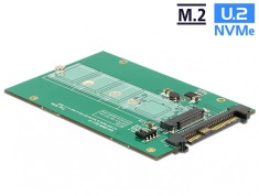 Adaptor U.2 SFF-8639 la M.2 NGFF NVMe Key M, Delock 62696