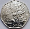50 pence 2020 Isle of Man, The Jolly Roger, Peter Pan II, km#1667, Europa