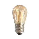 Bec LED Filament Amber E27/2W/200LM/2500K ST45, Spin