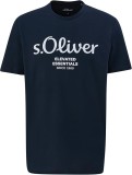 Tricou cu maneca scurta pentru barbati s.Oliver, albastru inchis, XXL - OUTLET