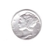 Moneda SUA 1 dime 1936 10 centi, cant stricat, curata, America de Nord, Argint