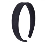 Bentită Păr, Textilă, Grosime 2.5cm, Negru