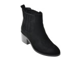Botine FLAVIA PASSINI negre, AC6433, din piele intoarsa