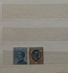 Timbre Italia 1923 - 2 Valori serie completa nestampilata MNH+MH (cota 77 euro) foto