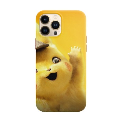Husa compatibila cu Apple iPhone 13 model Detective Pikachu, Silicon, TPU, Viceversa foto