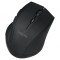 Mouse optic fără fir negru Bluetooth 3.0 cu 5 butoane
