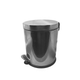Cumpara ieftin Cos din inox cu capac si clapeta, 5 Litri