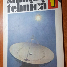 revista stiinta si tehnica ianuarie 1990-primul numar dupa revolutie,serie noua