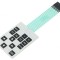 Tastatură cu membrană, 13 butoane, 54mm, Raster 2,54mm