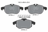 Set placute frana TEXTAR 2373807