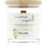 Nacomi Soy Candle Home Fragrances lum&acirc;nare parfumată cu fitil din lemn 140 g