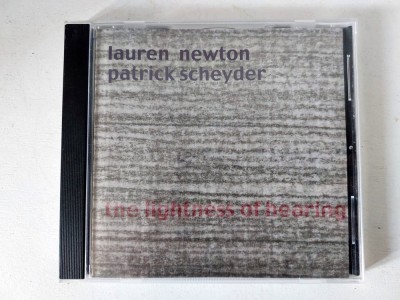 CD: Lauren Newton / Patrick Scheyder &amp;lrm;&amp;ndash; The Lightness Of Hearing, Free Jazz foto