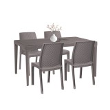 Cumpara ieftin Set mobilier de grădină Pauli 4+1 cappuccino