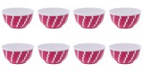Set boluri, 8 piese, 350 ml, Plastic, Fucsia