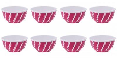 Set boluri, 8 piese, 350 ml, Plastic, Fucsia foto