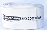 Furtun Pompieri PVC panzat 3&#039;&#039; (75mm) 20m Gospopro, 8 Bar, Tip B, Irigatii