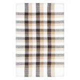 Prosop Bucătărie, Model Carouri, Bej-Maro, 60x40 cm, 70% Bumbac, 30% Poliester, Oem