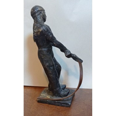 Statuetă bronz - Fierar foto