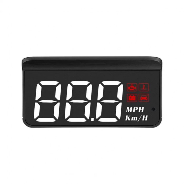 Ecran Head Up Display pentru parbriz cu afisare kilometraj, conectare la mufa