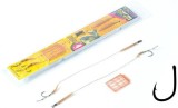 Carlige Legate Extra Carp Rigs 444+, 20cm, 25Lbs, Nr. 6, 2buc/pac