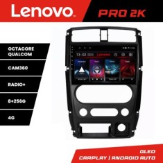 Navigatie Jimny 2007-2016 Lenovo Kit-JIMNY07 8 core QLED 2K 8+256 360 Android Waze USB Navigatie Internet Youtube Radio CarStore Technology