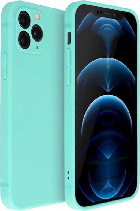 Husa de protectie din silicon pentru Apple iPhone XS Max, SoftTouch, interior microfibra, Turcoaz