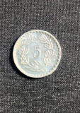 Moneda (token) 5 rappen Elvetia, Europa