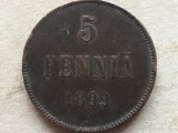 FINLANDA-5 PENNIA 1899